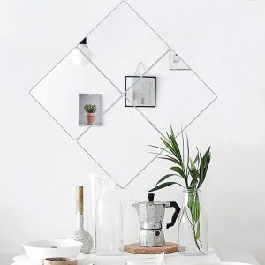 ReflectMirror, zidne naljepnice s efektom ogledala (4 komada)