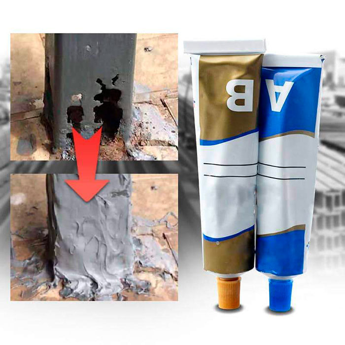 GlueStar, dvokomponentno ljepilo za hladno zavarivanje i jednostavne popravke (2 cijevi)